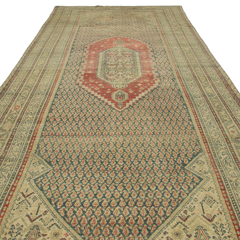 Alfombra Oriental Vintage Anudada a Mano - 182 cm x 461 cm - K0089564