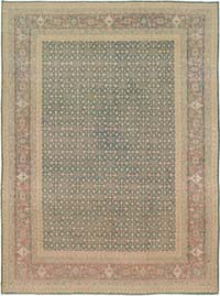 Vintage Hand-Knotted Oriental Rug - 8' 10" x 11' 8" (106" x 140")