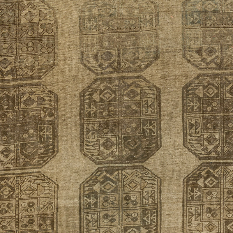 Vintage Hand-Knotted Oriental Rug - 7' 1" x 8' 10" (85" x 106") - K0089568