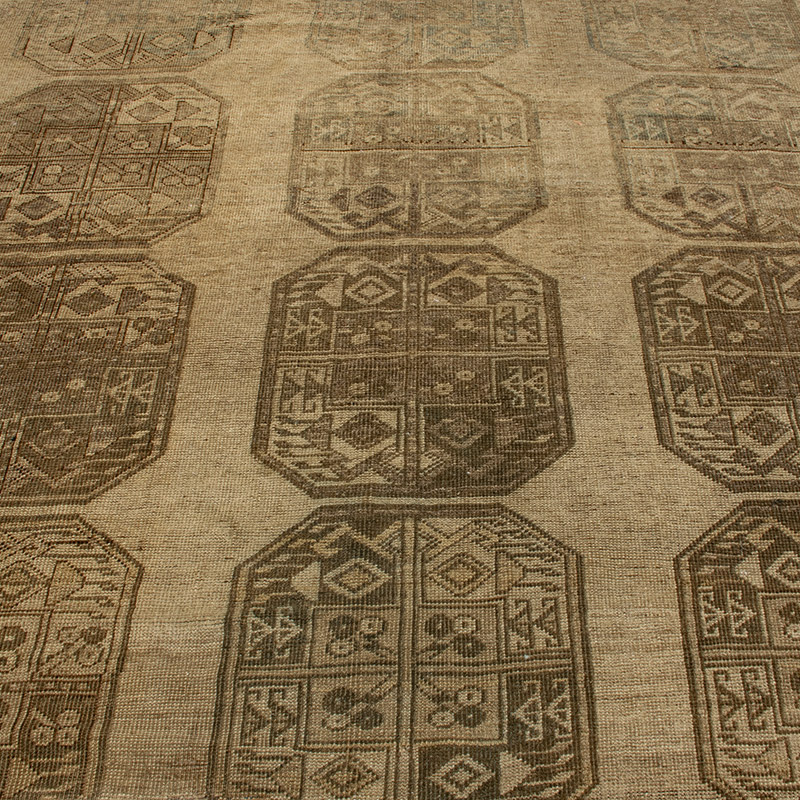Vintage Hand-Knotted Oriental Rug - 7' 1" x 8' 10" (85" x 106") - K0089568