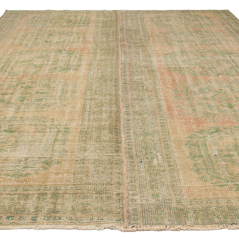 Alfombra Vintage Turca Anudada a Mano - 261 cm x 335 cm - K0089572