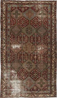 Vintage Turkish Hand-Knotted Rug - 6' 1