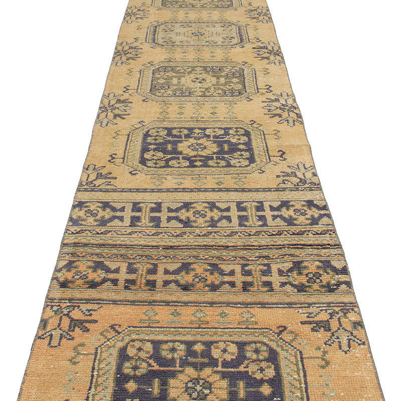 Vintage Turkish Runner Rug - 2' 4" x 22' 11" (28" x 275") - K0089583