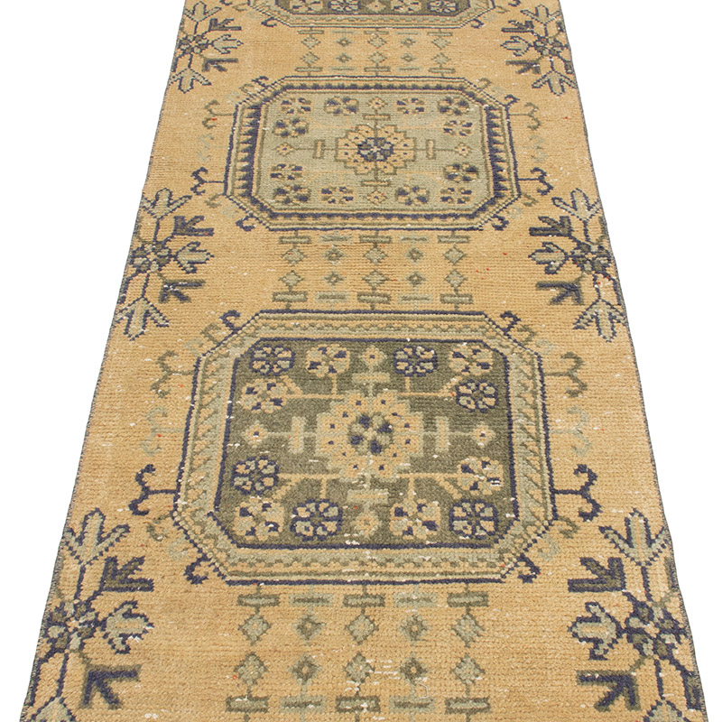 Vintage Turkish Runner Rug - 2' 4" x 22' 11" (28" x 275") - K0089583