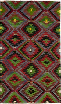 Alfombra Vintage Kilim Turca - 195 cm x 325 cm