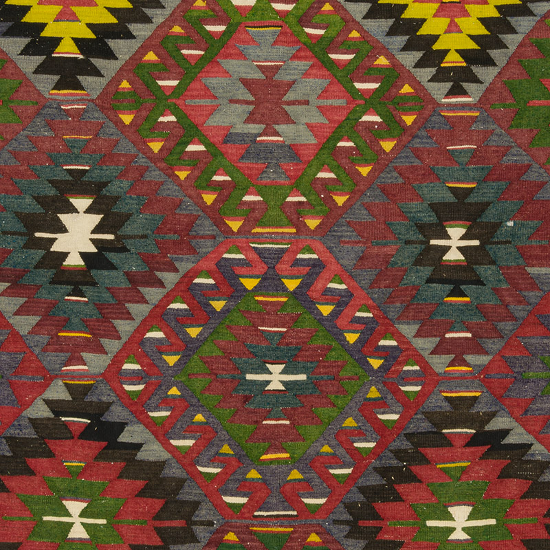 Alfombra Vintage Kilim Turca - 180 cm x 280 cm - K0089591