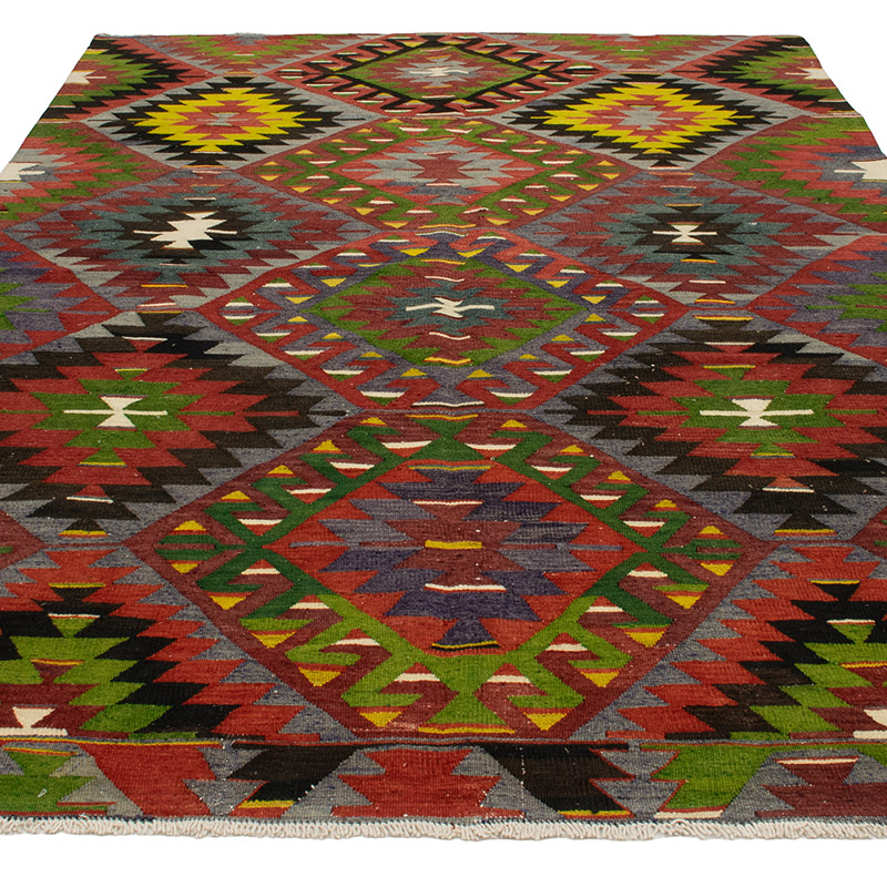 Alfombra Vintage Kilim Turca - 180 cm x 280 cm - K0089591