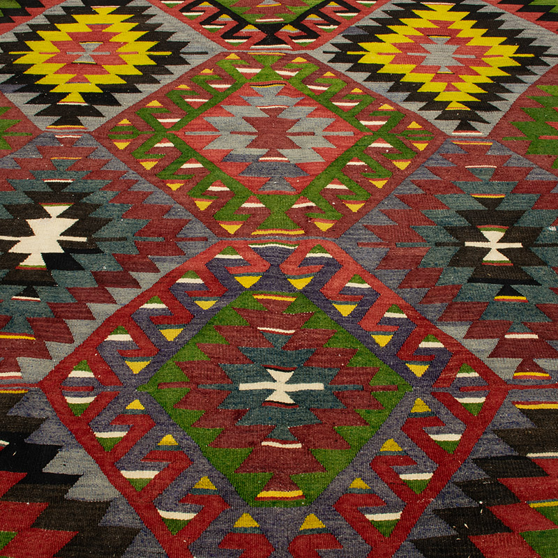 Alfombra Vintage Kilim Turca - 180 cm x 280 cm - K0089591