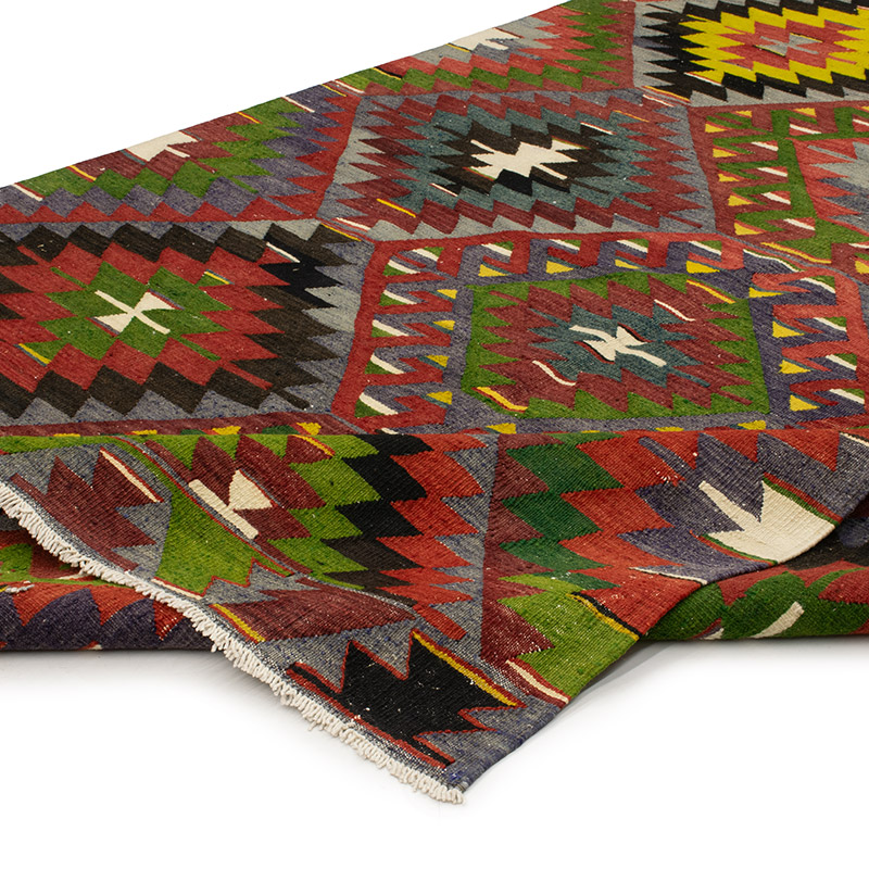 Alfombra Vintage Kilim Turca - 180 cm x 280 cm - K0089591
