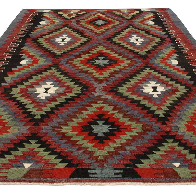 Alfombra Vintage Kilim Turca - 191 cm x 290 cm - K0089597