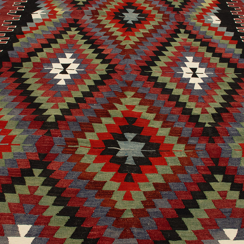 Alfombra Vintage Kilim Turca - 191 cm x 290 cm - K0089597