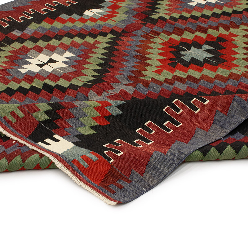 Alfombra Vintage Kilim Turca - 191 cm x 290 cm - K0089597