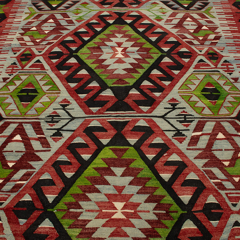 Alfombra Vintage Kilim Turca - 168 cm x 312 cm - K0089603