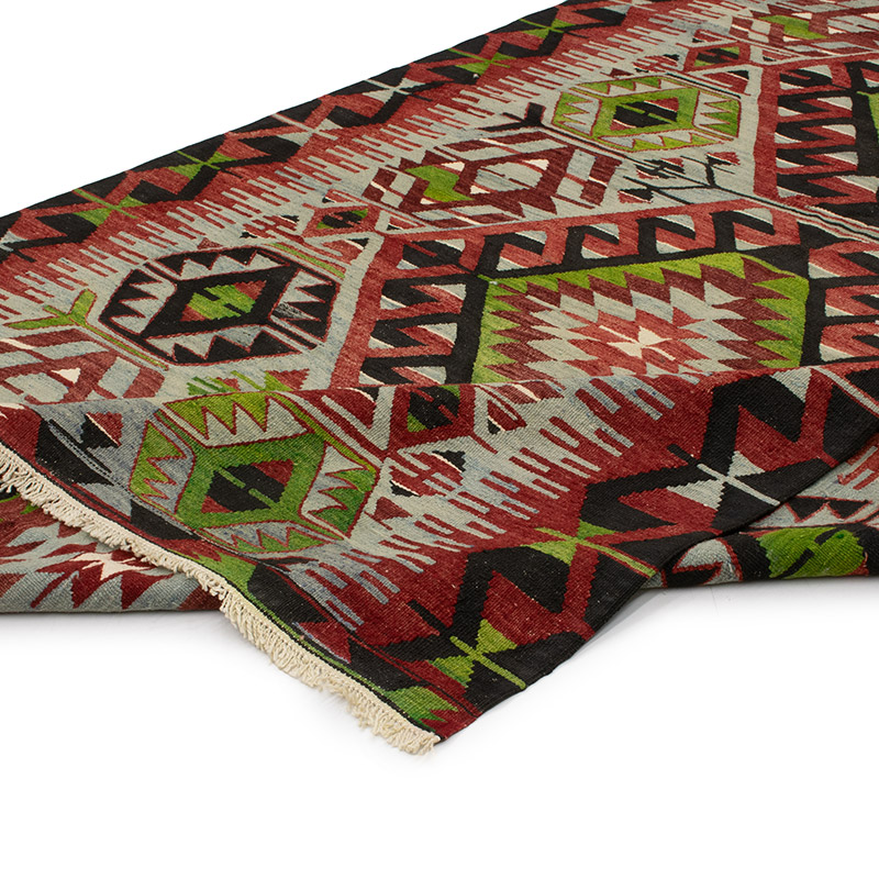 Alfombra Vintage Kilim Turca - 168 cm x 312 cm - K0089603
