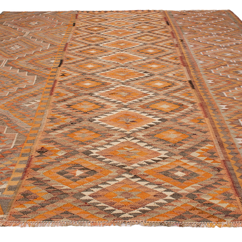 Alfombra Vintage Kilim Turca - 266 cm x 318 cm - K0089609