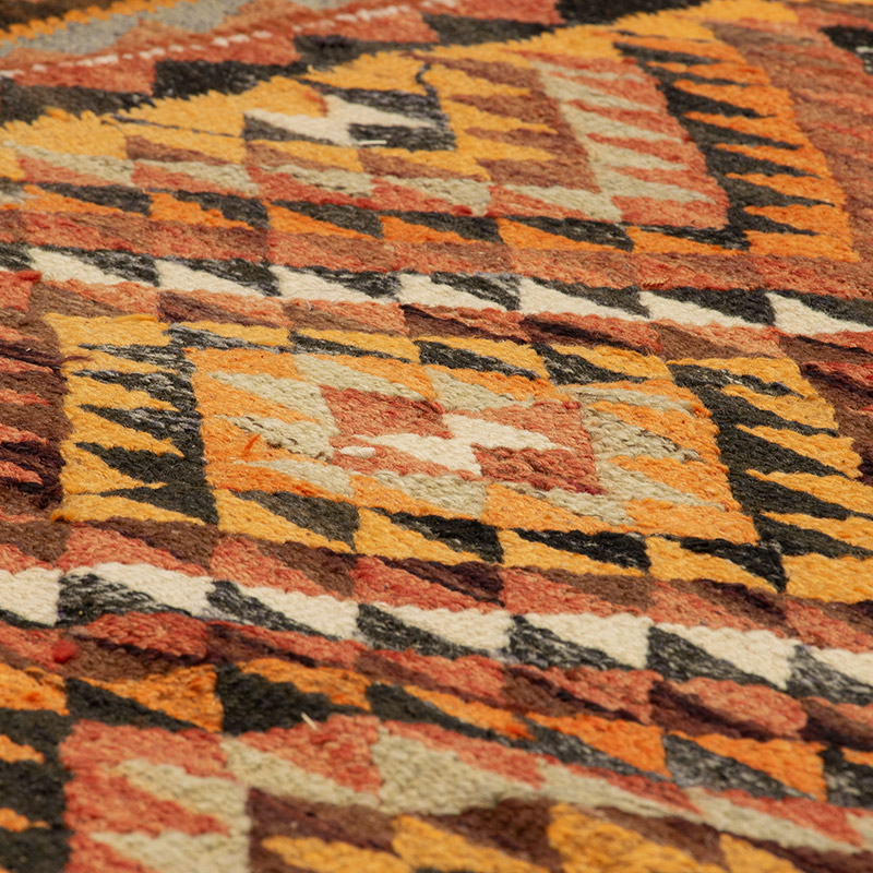 Vintage Turkish Kilim Rug - 8' 1" x 10'  (97" x 120") - K0089610