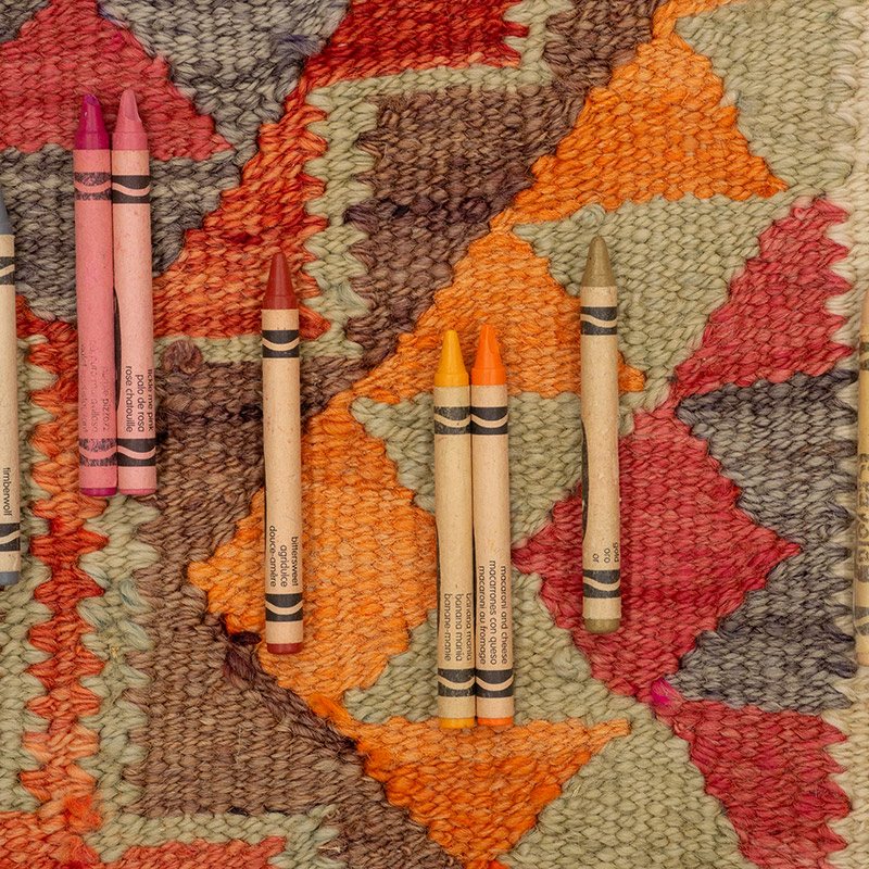 Vintage Turkish Kilim Rug - 6' 2" x 10' 11" (74" x 131") - K0089612