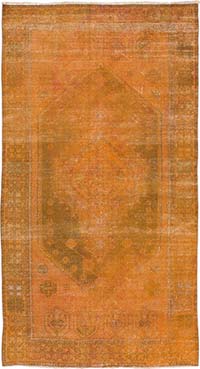 Boyali El Dokuma Vintage Hali - 146 cm x 270 cm