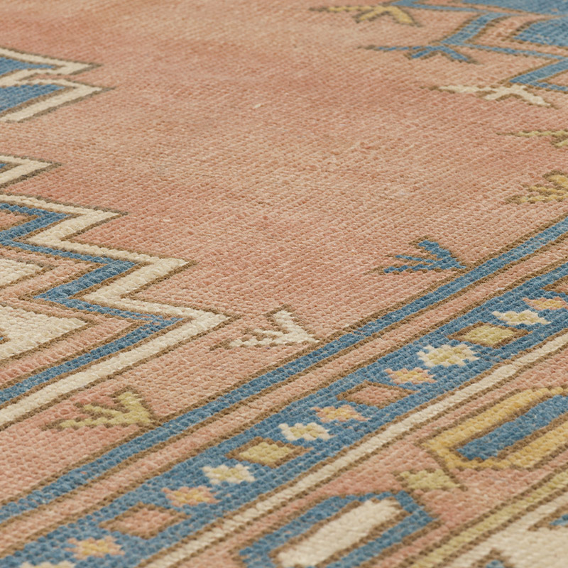 Vintage Turkish Hand-Knotted Rug - 6' 7" x 9' 2" (79" x 110") - K0089654
