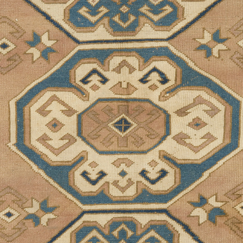Vintage Turkish Hand-Knotted Rug - 5' 3" x 7' 10" (63" x 94") - K0089656