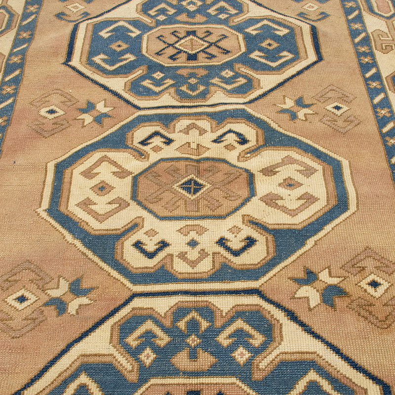 Vintage Turkish Hand-Knotted Rug - 5' 3" x 7' 10" (63" x 94") - K0089656