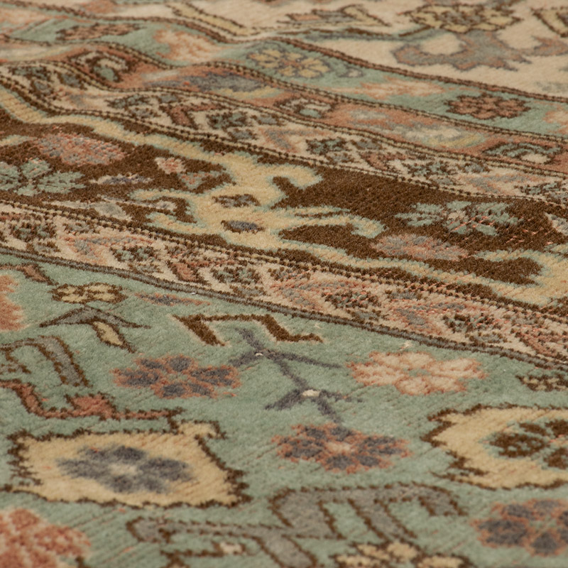 Vintage Turkish Hand-Knotted Rug - 7' 3" x 8' 10" (87" x 106") - K0089662