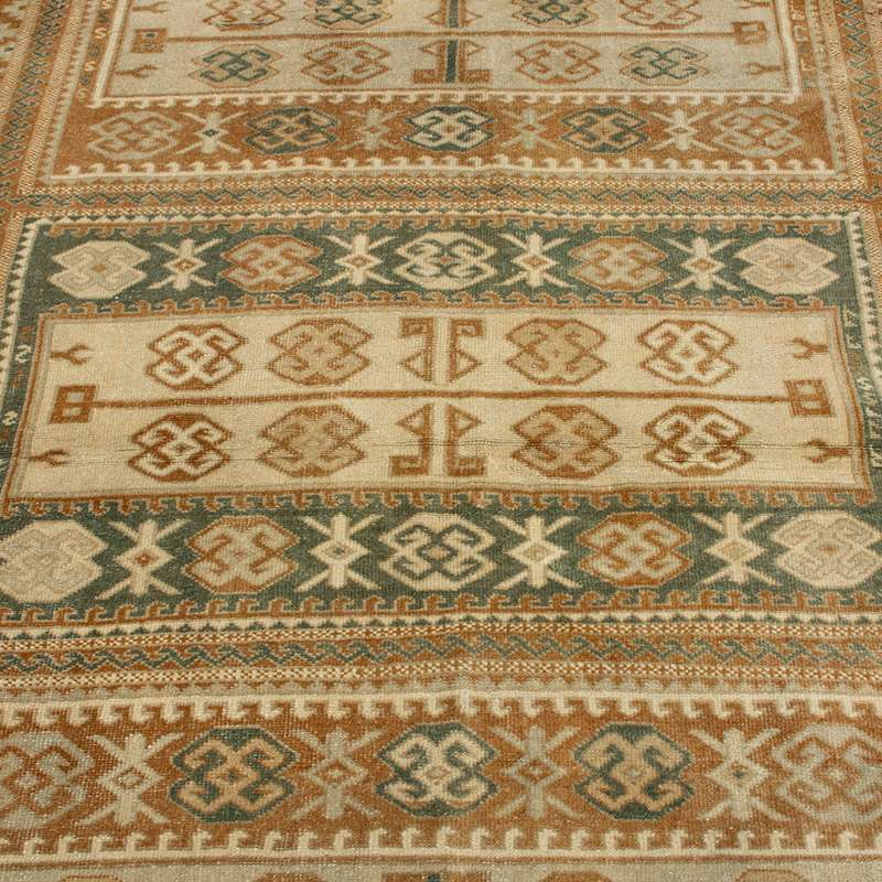Vintage Turkish Hand-Knotted Rug - 4' 4" x 6' 3" (52" x 75") - K0089666