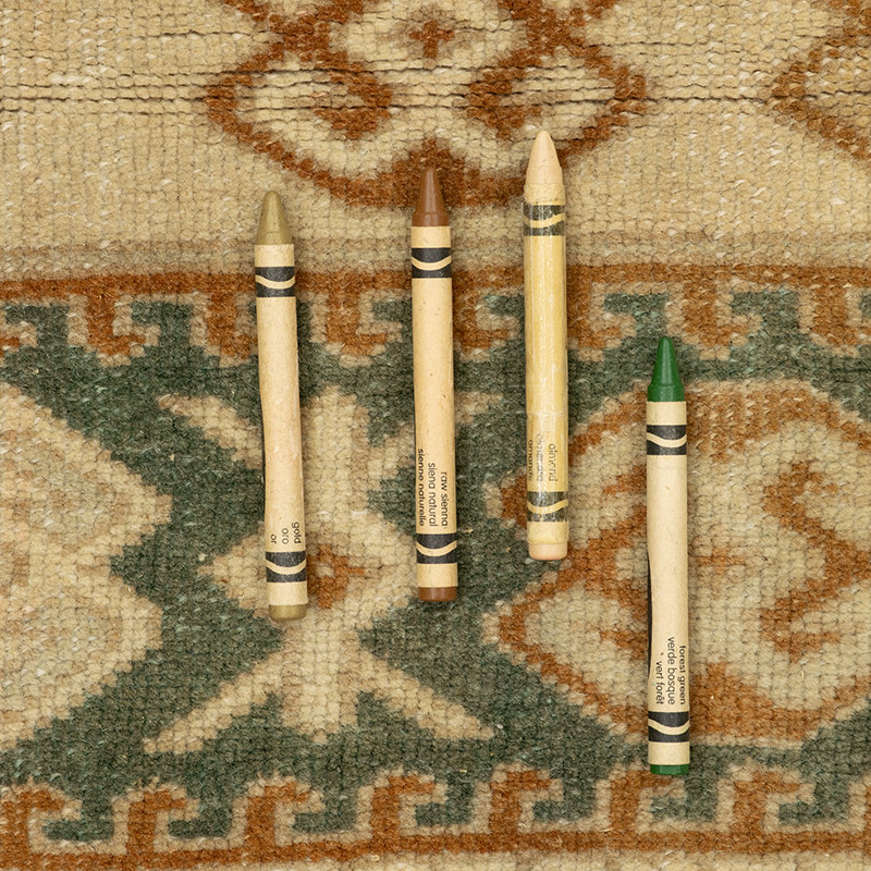 Vintage Turkish Hand-Knotted Rug - 4' 4" x 6' 3" (52" x 75") - K0089666