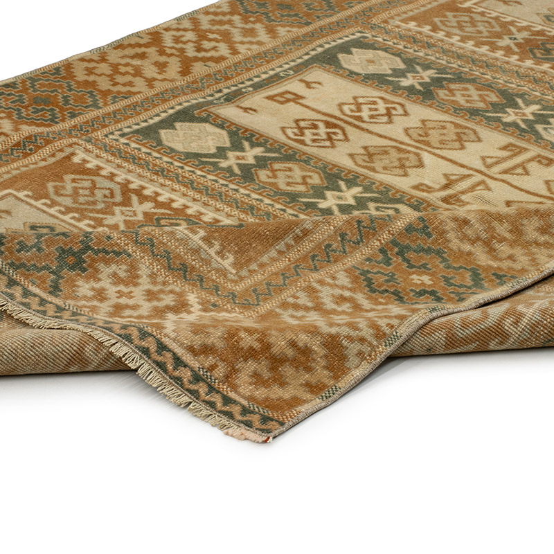 Vintage Turkish Hand-Knotted Rug - 4' 4" x 6' 3" (52" x 75") - K0089666