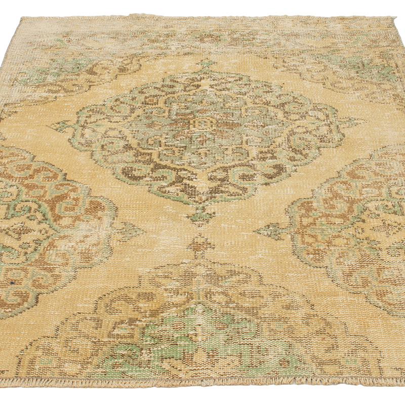 Vintage Turkish Hand-Knotted Rug - 3' 3" x 4'  (39" x 48") - K0089667