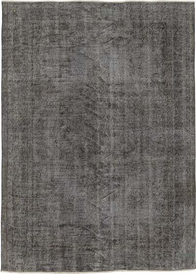 Boyalı El Dokuma Vintage Halı - 177 cm x 246 cm