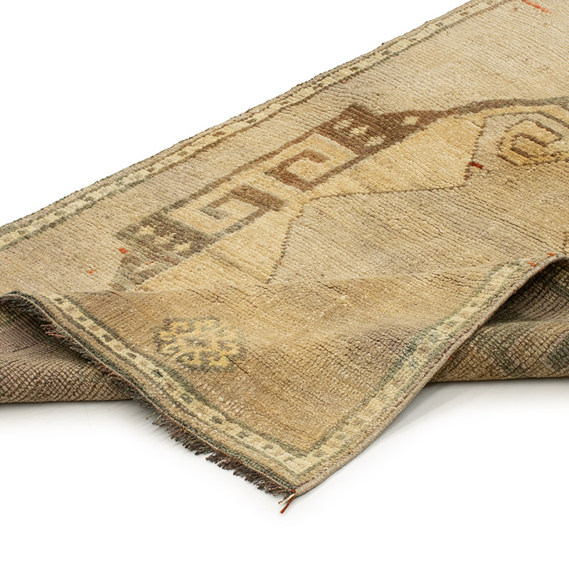 Pasillo Vintage Turco Anudado a Mano - 84 cm x 297 cm - K0089675