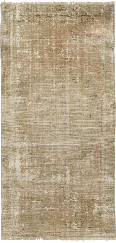 Vintage Turkish Hand-Knotted Rug - 3' 1" x 6' 2" (37" x 74")