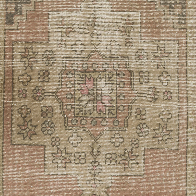 Alfombra Vintage Turca Anudada a Mano - 120 cm x 160 cm - K0089678