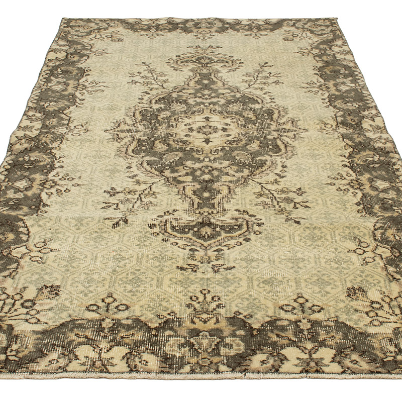 Vintage Turkish Hand-Knotted Rug - 3' 8" x 7' 4" (44" x 88") - K0089682