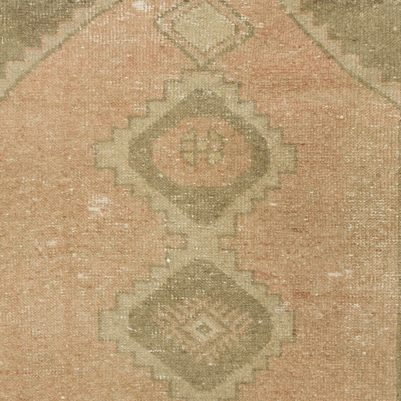 Alfombra Vintage Turca Anudada a Mano - 87 cm x 138 cm - K0089689