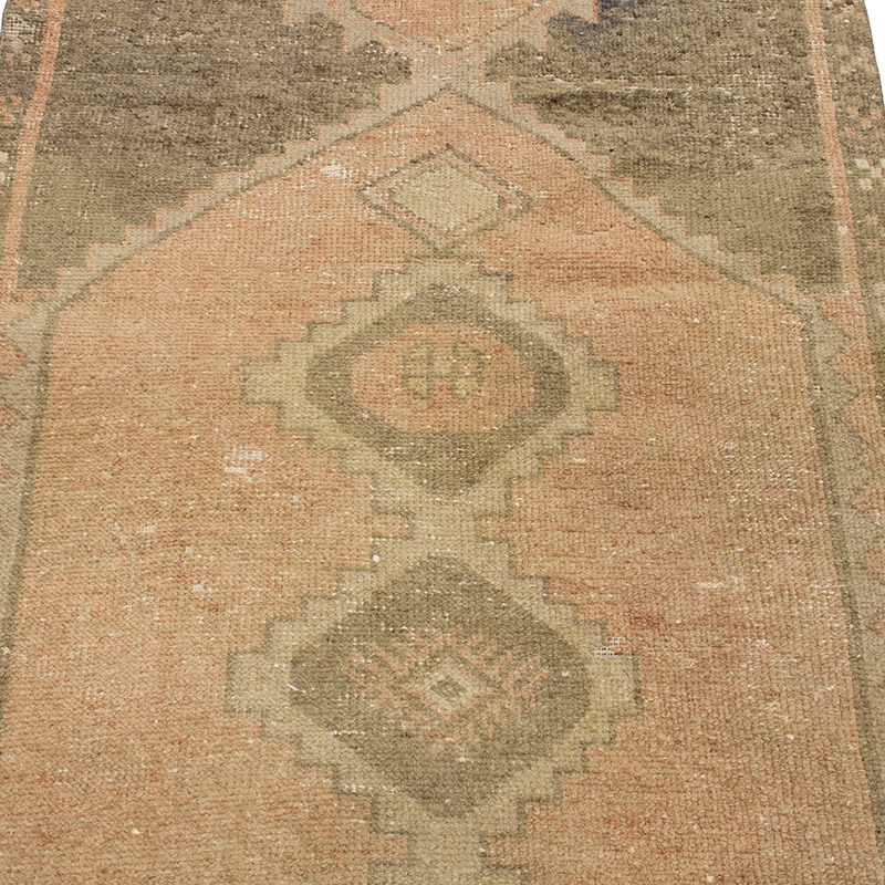 Alfombra Vintage Turca Anudada a Mano - 87 cm x 138 cm - K0089689