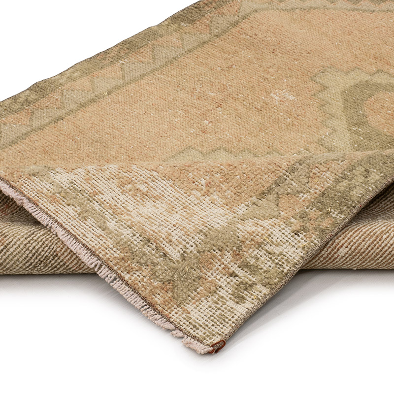 Alfombra Vintage Turca Anudada a Mano - 87 cm x 138 cm - K0089689