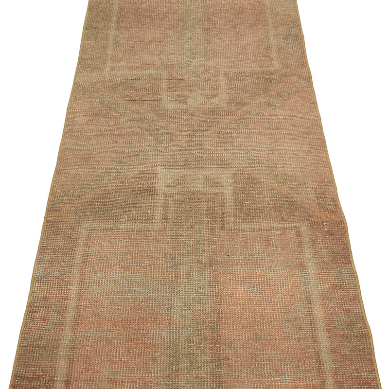 Vintage Turkish Hand-Knotted Runner - 2' 4" x 12' 3" (28" x 147") - K0089692