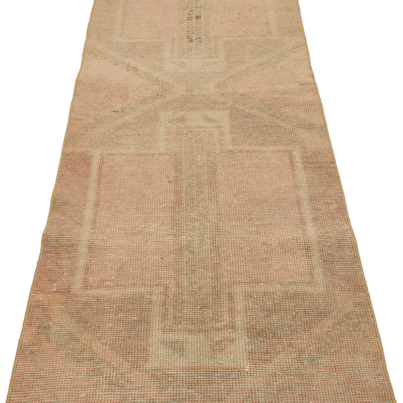 Vintage Turkish Hand-Knotted Runner - 2' 4" x 12' 3" (28" x 147") - K0089692