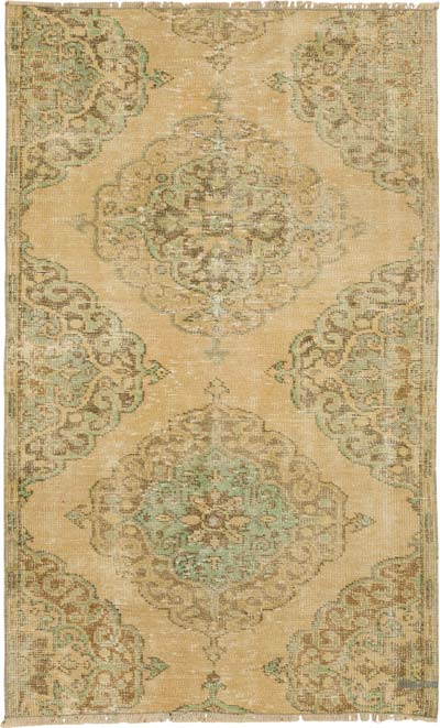 Vintage Turkish Hand-Knotted Rug - 3' 3" x 5' 4" (39" x 64")