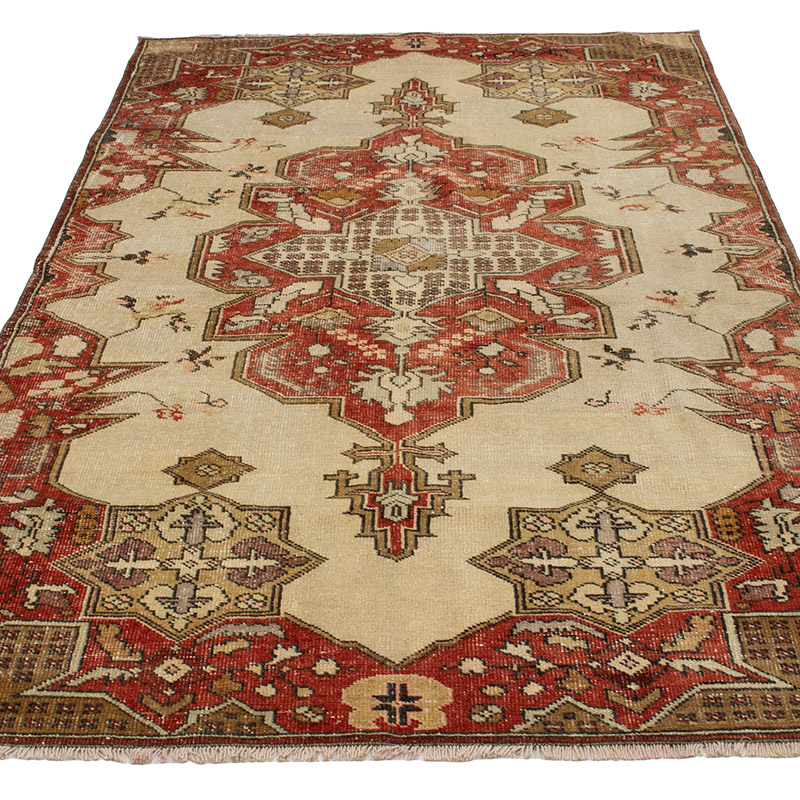 Vintage Turkish Hand-Knotted Rug - 3' 8" x 6' 9" (44" x 81") - K0089695