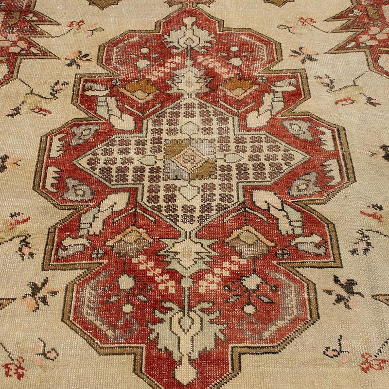 Vintage Turkish Hand-Knotted Rug - 3' 8" x 6' 9" (44" x 81") - K0089695