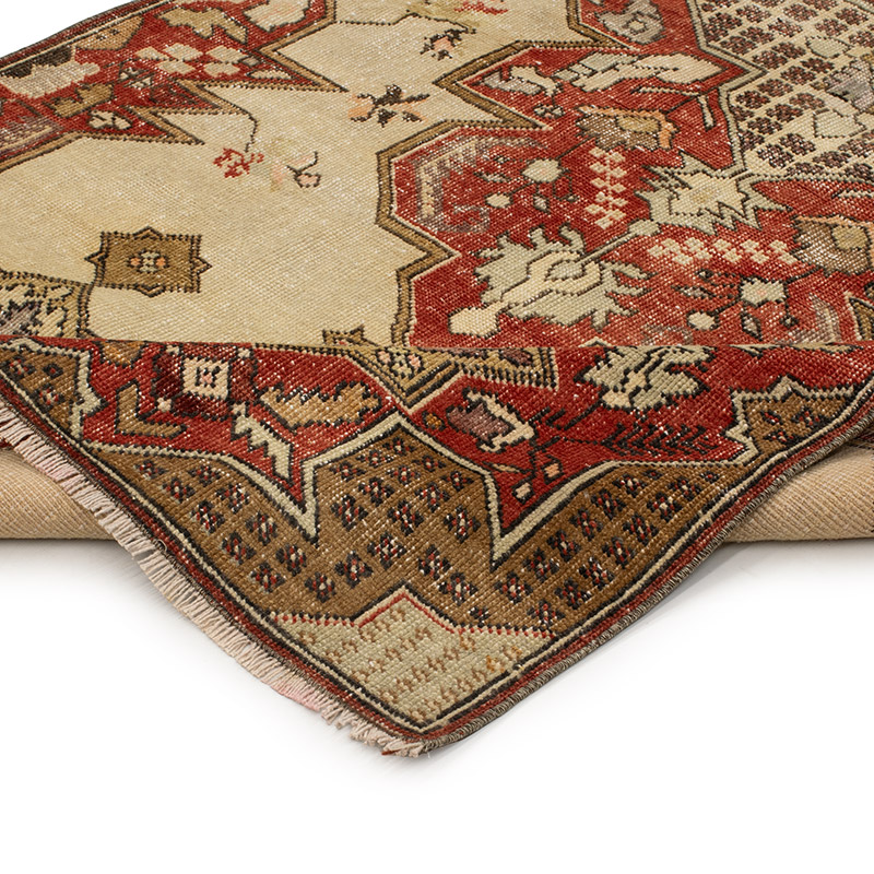 Vintage Turkish Hand-Knotted Rug - 3' 8" x 6' 9" (44" x 81") - K0089695