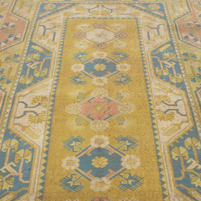 Vintage Turkish Hand-Knotted Rug - 5' 3" x 8' 2" (63" x 98") - K0089696