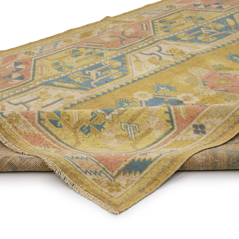 Vintage Turkish Hand-Knotted Rug - 5' 3" x 8' 2" (63" x 98") - K0089696