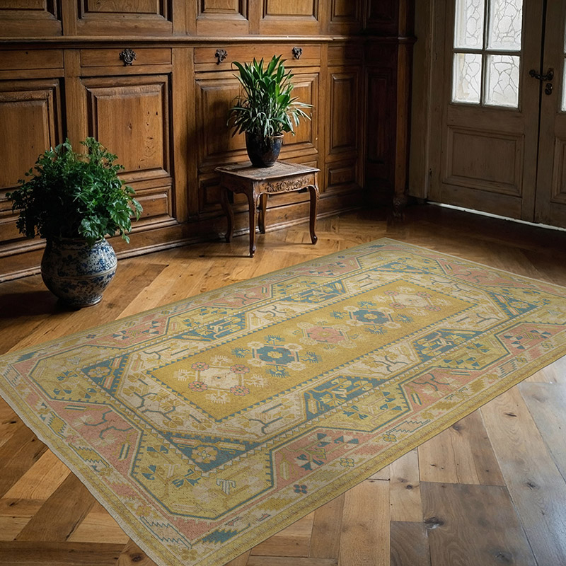 Vintage Turkish Hand-Knotted Rug - 5' 3" x 8' 2" (63" x 98") - K0089696