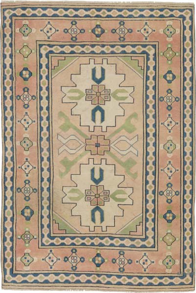 El Dokuma Vintage Halı - 150 cm x 220 cm