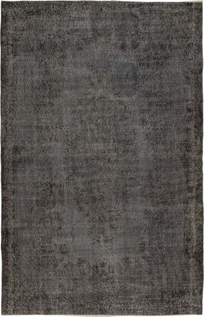 Boyalı El Dokuma Vintage Halı - 190 cm x 290 cm