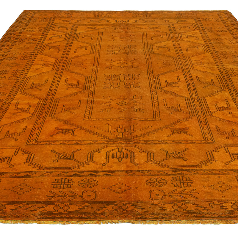 Alfombra Turca Vintage Sobre-teñida - 200 cm x 300 cm - K0089702